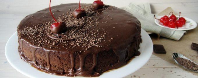 муссовый торт вишня шоколад