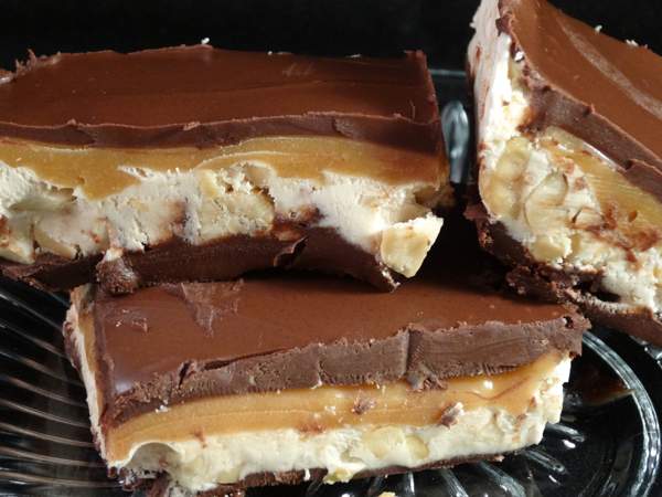 home made snickers type candy bars1