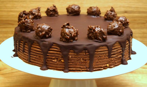 sweet chocolate cake